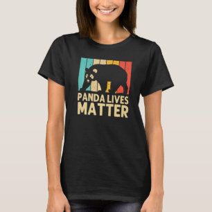 Cooler Panda für Männer Frauen Panda Bär Tier Zook T-Shirt
