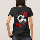 Cooler Panda Master Unisex Fashion T - Shirt (Rückseite)