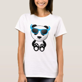 Cooler Panda mit Sonnenbrille T-Shirt