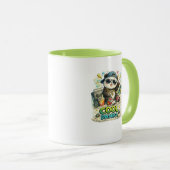 Cooler Panda-Skateboard-Kaffeebecher Tasse (VorderseiteRechts)
