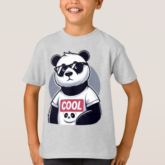 Cooler Panda T-Shirt (Vorderseite)