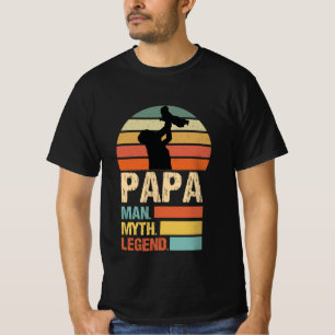 Cooler Papa-Mann-Mythos T-Shirt