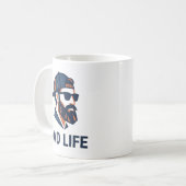 Cooler Papa mit Sonnenbrille Kaffeetasse (Vorderseite Links)