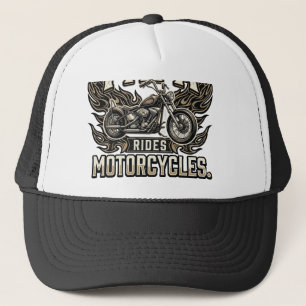 Cooler Papa Motorrad Vintage Biker Truckerkappe