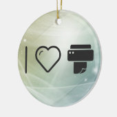 Cooler Papierdrucker Keramikornament (Links)