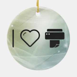 Cooler Papierdrucker Keramikornament
