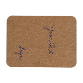 Cooler Papierhintergrund mit Tinte Magnet (Horizontal)