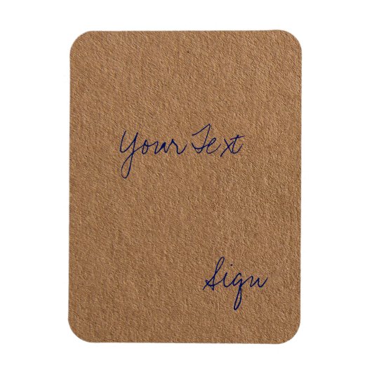 Cooler Papierhintergrund mit Tinte Magnet (Vertikal)
