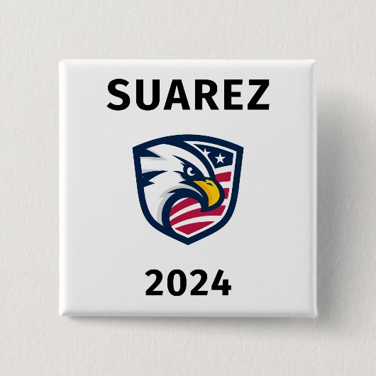 Cooler Patrioter Francis Suarez 2024 Eagle Button (Vorderseite)