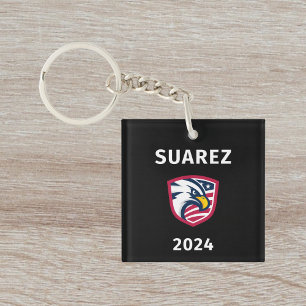 Cooler Patrioter Francis Suarez 2024 Eagle Schlüsselanhänger