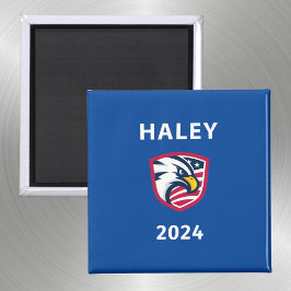 Cooler Patriotiker Nikki Haley 2024 Election Eagle Magnet