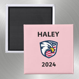Cooler Patriotiker Nikki Haley 2024 Election Eagle Magnet