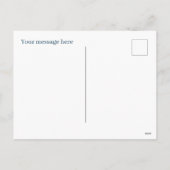 Cooler Patriotischer Drache Feiertagspostkarte (Rückseite)