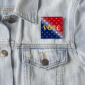 Cooler patriotischer Wähler Abstimmung Custom Pinb Button (Beispiel)