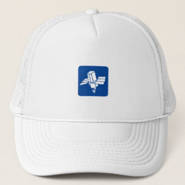 Cooler Pattern Trucker Hat Truckerkappe