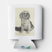 Cooler Pen & Tinte Cocker Spanisch Dosenkühler (Rückseite)