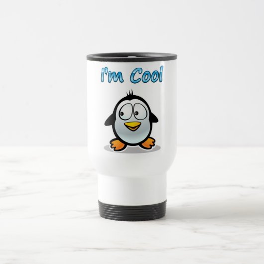 Cooler Penguin Reisebecher (Mittel)