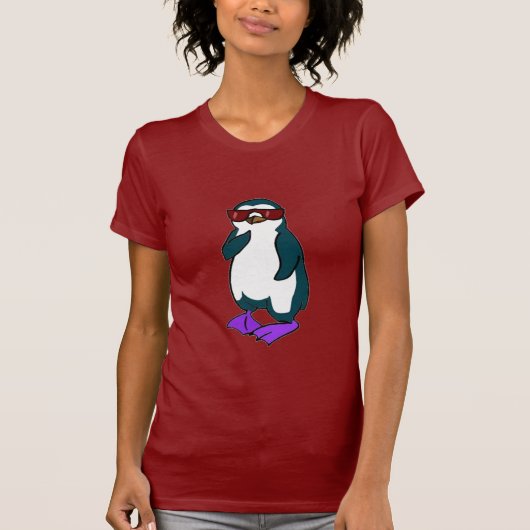 Cooler Penguin T-Shirt (Vorderseite)