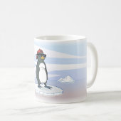 Cooler Penguin-tragende Sonnenbrillen Kaffeetasse (VorderseiteRechts)