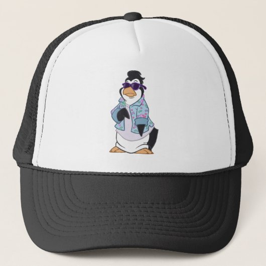 Cooler Penguin Truckerkappe (Vorderseite)