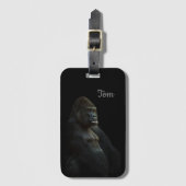 Cooler perfekter Großer Schwarzaffe  Gepäckanhänger (Vorderseite Vertikal)