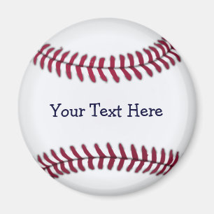 Cooler personalisierter Baseball Magnet
