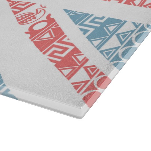 Cooler phantastischer Trend Aztec U.K.Union Jack F Schneidebrett (Ecke)