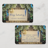 Cooler Phantastischer Weihnachtskranz Visitenkarte (Vorne/Hinten)