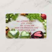 Cooler Phantastischer Weihnachtsschmuck Visitenkarte (Rückseite)