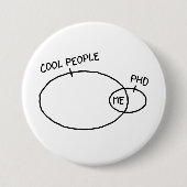 Cooler PhD-Knopf Button (Vorderseite)