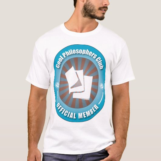 Cooler Philosophen-Verein T-Shirt (Vorderseite)