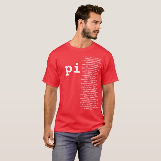 Cooler Pi Value Funny Design Grafik-T-Shirt-T - Sh T-Shirt (Vorne ganz)