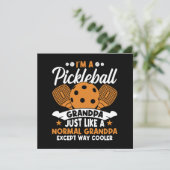 Cooler Pickleball-Großpapper (Stehend Vorderseite)