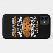 Cooler Pickleball-Großpapper Case-Mate iPhone Hülle (Rückseite (Horizontal))