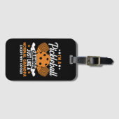 Cooler Pickleball-Großpapper Gepäckanhänger (Vorderseite (Horizontal))