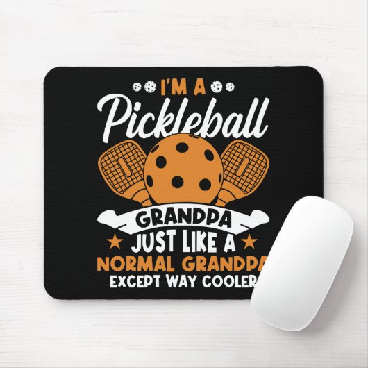 Cooler Pickleball-Großpapper Mousepad (Mit Mouse)