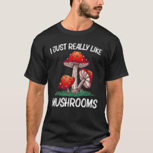 Cooler Pilz Für Männer Frauen Morchel Pilz Mykolog T-Shirt