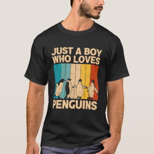 Cooler Pinguin für Jungen Kaiser Pinguin Bird T-Shirt