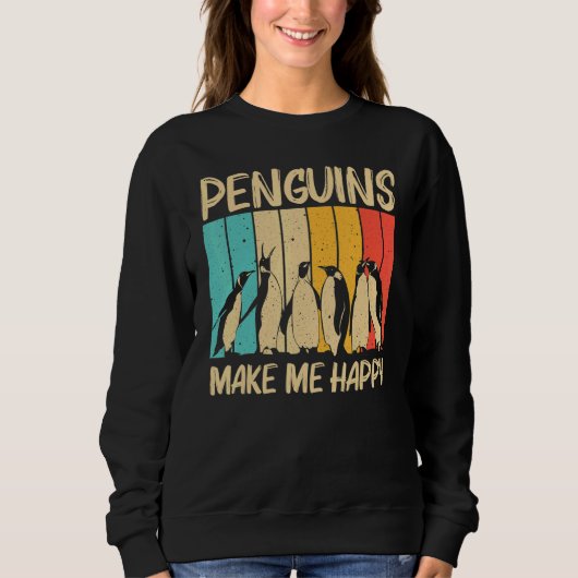 Cooler Pinguin Für Männer Frauen Kaiserpinguin Vog Sweatshirt (Vorderseite)