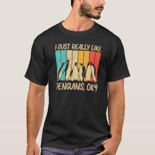 Cooler Pinguin für Männer Kaiserin Pinguin Bird T-Shirt