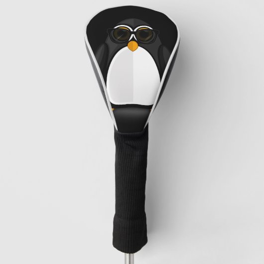 Cooler Pinguin Golf Headcover (Vorderseite)