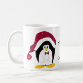 Cooler Pinguin in einem Red Hat Kaffeetasse (Links)