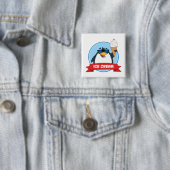 Cooler Pinguin mit Eiscreme Button (Beispiel)
