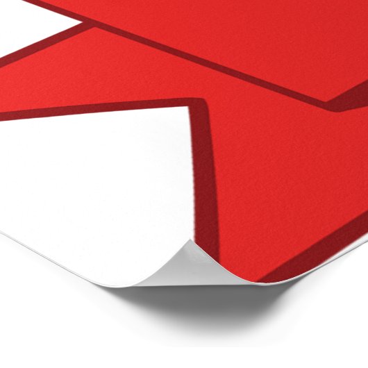 Cooler Pinguin mit Eiscreme Poster (Ecke)