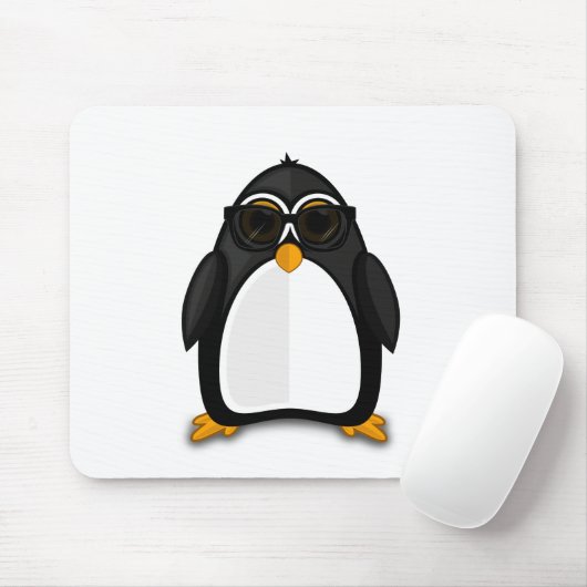 Cooler Pinguin Mousepad (Mit Mouse)