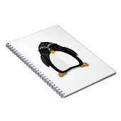 Cooler Pinguin Notizblock (Rechte Seite)
