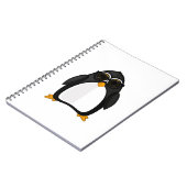 Cooler Pinguin Notizblock (Linke Seite)