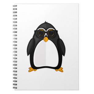Cooler Pinguin Notizblock