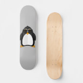 Cooler Pinguin Skateboard (Vorderseite)