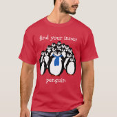 Cooler Pinguin T-Shirt (Vorderseite)